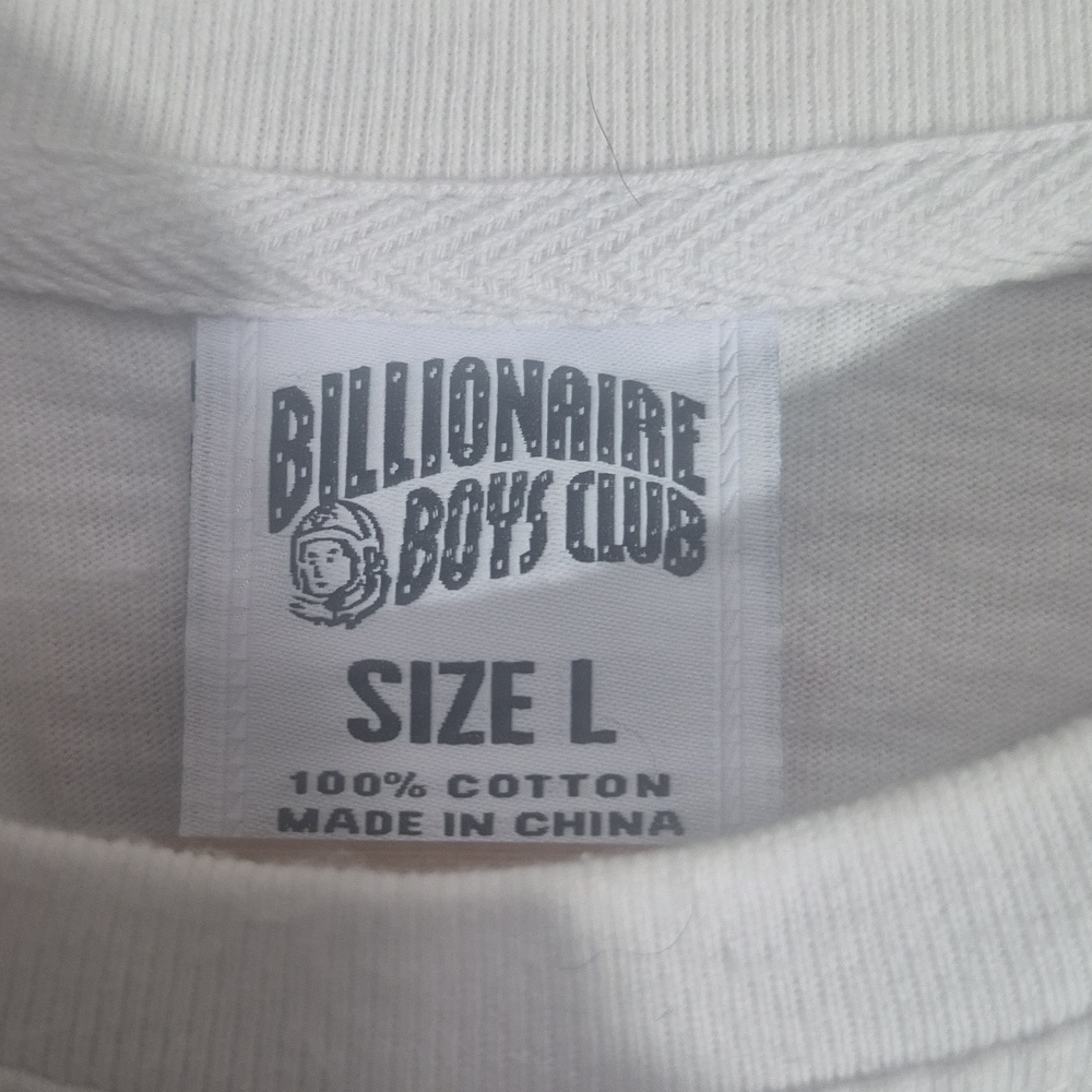 Billionaire Boys Club White Tee with Graphic Design - Picture 4 of 6